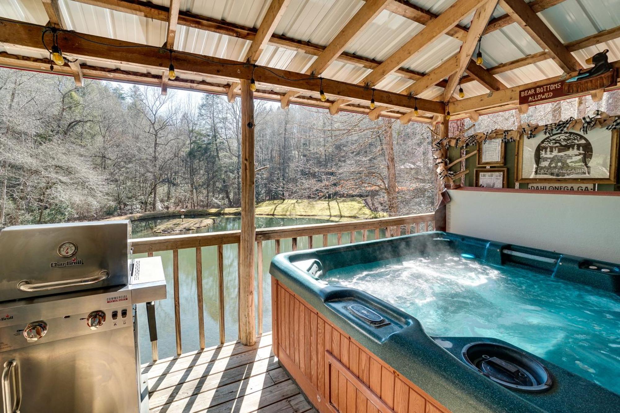Secluded Family Retreat In Dahlonega With Hot Tub! Villa Exterior photo