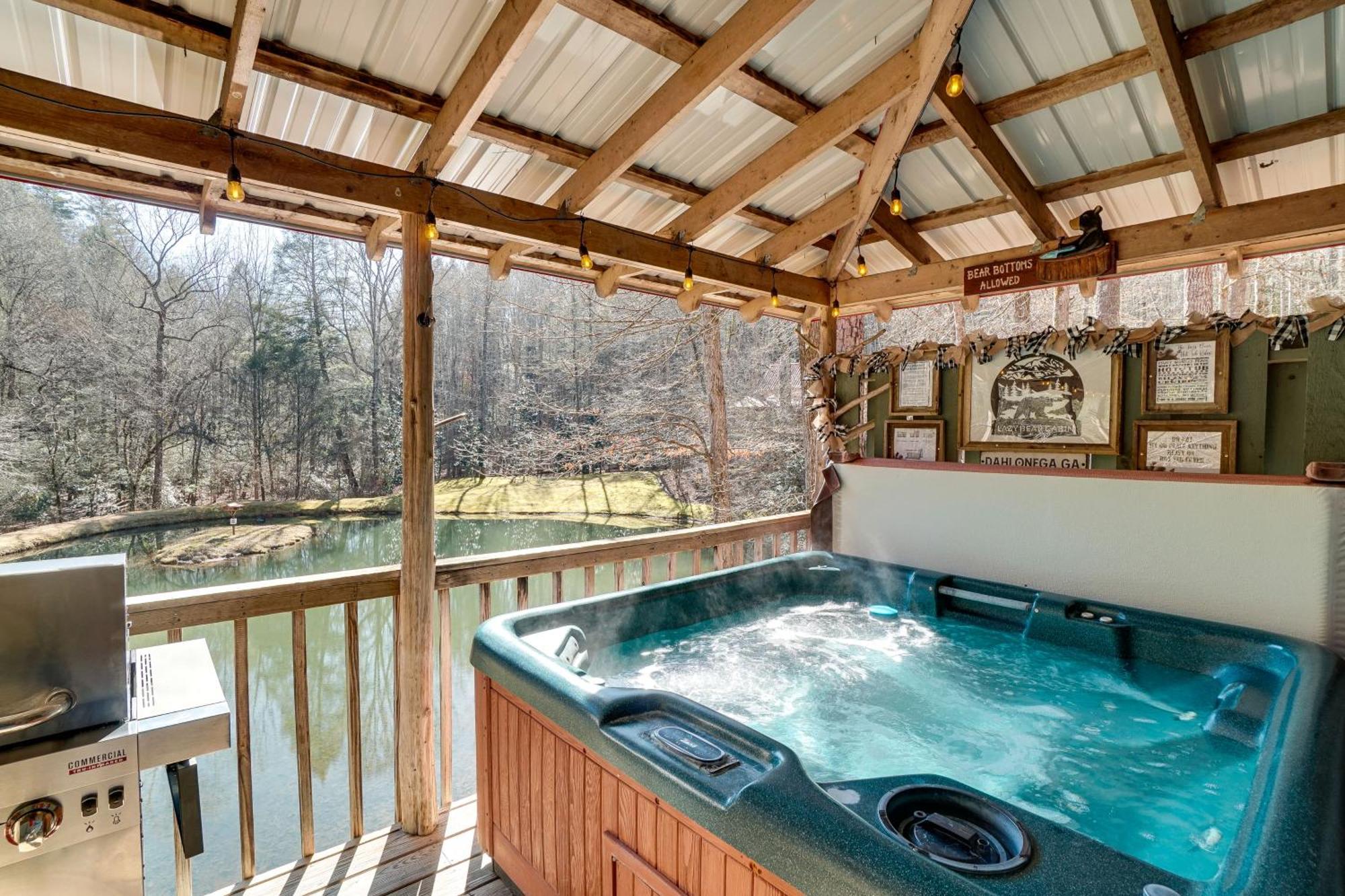 Secluded Family Retreat In Dahlonega With Hot Tub! Villa Exterior photo
